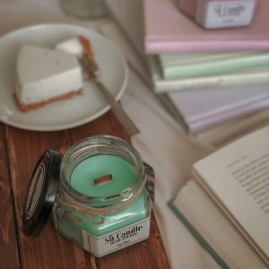 شمع بنتون دارچین با فیتیله چوبی