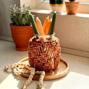 شیشه مکرومه ارتفاع ۱۵