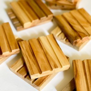 زیرصابونی چوبی چنار(عسلی)