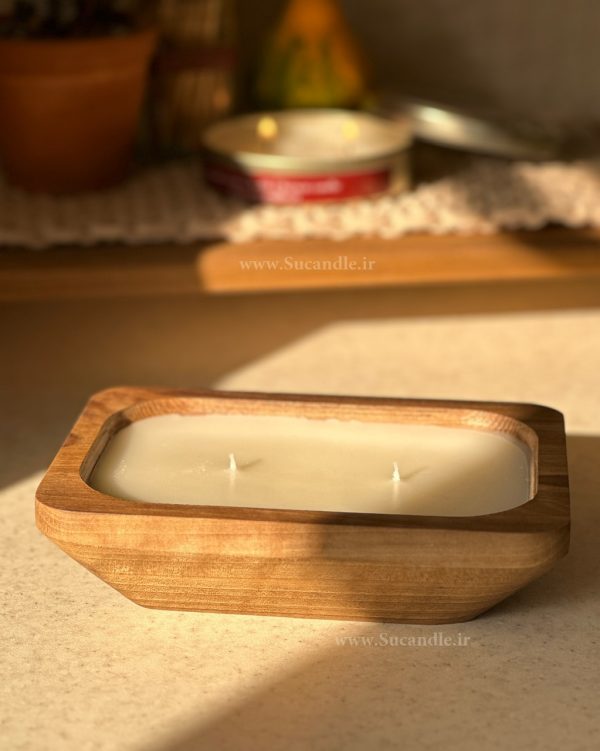 شمع چوبی مستطیل