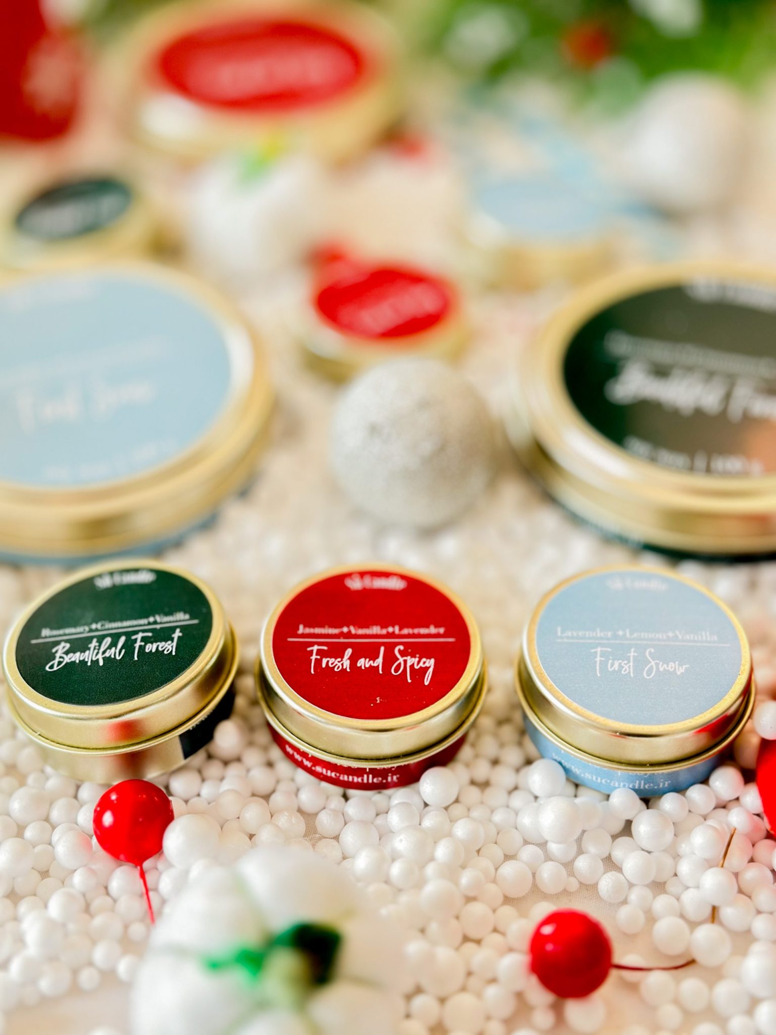 بسته ۳ عددی(رایحه های زمستانی)