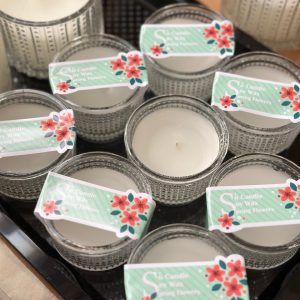 شمع چهارخونه ای کوچک