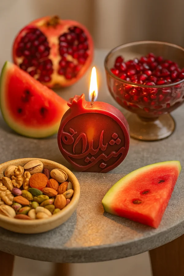 شمع انار یلدا