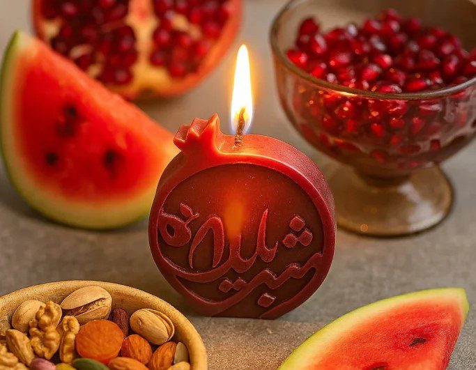 شمع انار شب یلدا