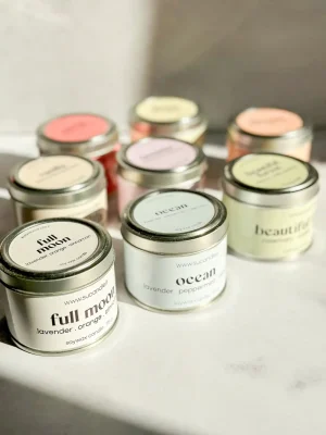 شمع قوطی فلزی استیل